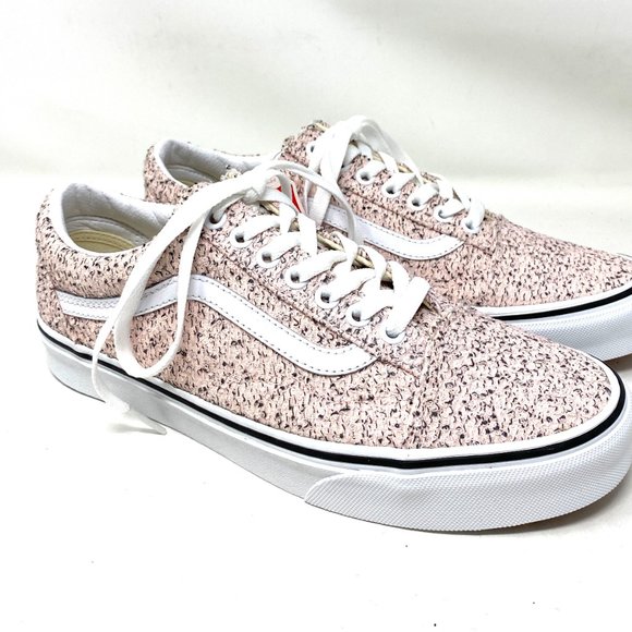 🌹 Sale 🌹 VANS Old Skool Boucle Pink Women’s Size 8 9 Sneakers VN0A38G118B - Picture 11 of 16